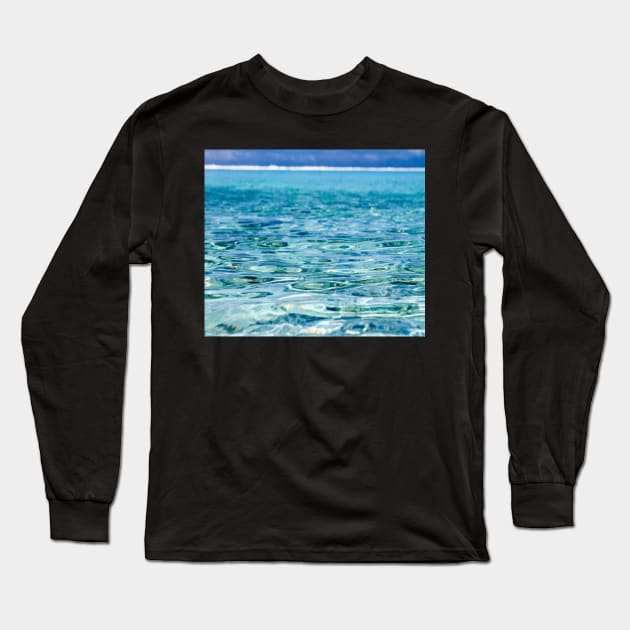 Moorea Blues Long Sleeve T-Shirt by alohaportraits